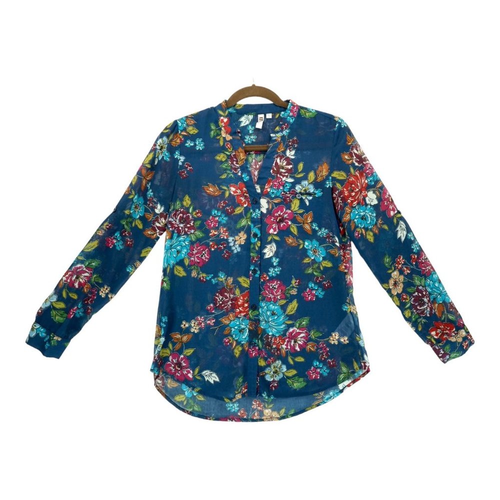 Kut From The Kloth Stitch Fix Sinclaire Button Front Blouse Size‎ XS Women's